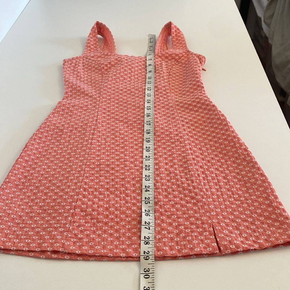 Urban Outfitters Folly Pink Floral Fitted Notched Mini Dress Size Small - Picture 12 of 12